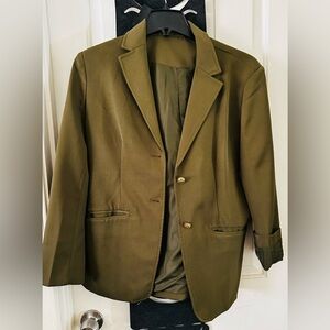 Blazer. Olive green